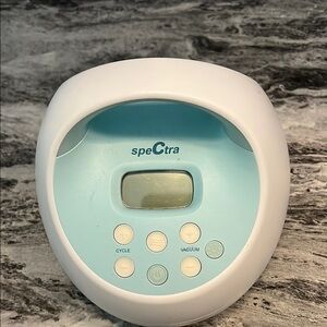 Spectra White and Blue Breast Pump
